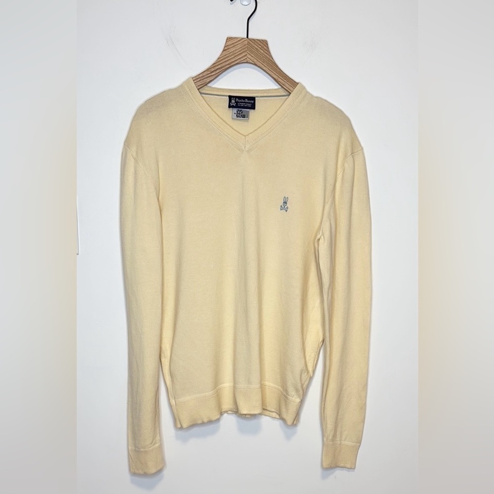 Psycho Bunny v-neck sweater  , sz medium
